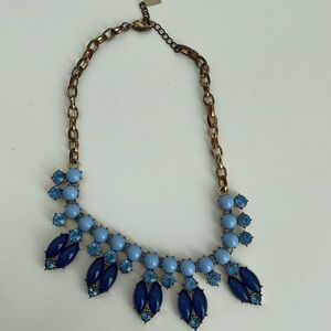 BaubleBar blue statement necklace